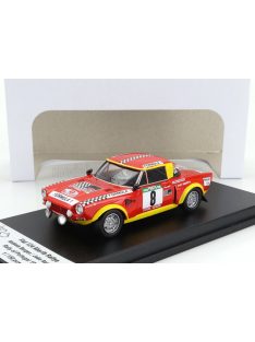   Trofeu - FIAT 124 ABARTH (night version) N 8 RALLY PORTUGAL 1975 ANTONIO BORGES - JOAO ANJOS RED YELLOW
