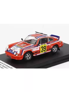   Trofeu - PORSCHE 911 CARRERA RS (night version) N 39 RALLY MONTECARLO 1977 GERARD SWATON - BERNARD CORDESSE ORANGE