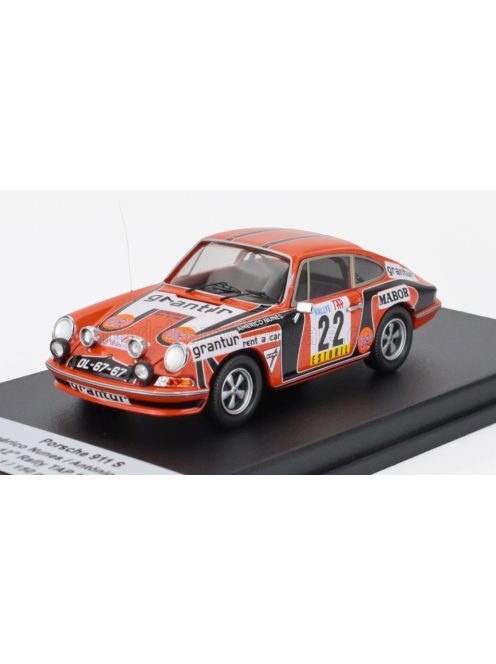Trofeu - PORSCHE 911 CARERA RS COUPE (night version) N 22 RALLY TAP 1974 AMERICO NUNES - ANTONIO MORAIS ORANGE