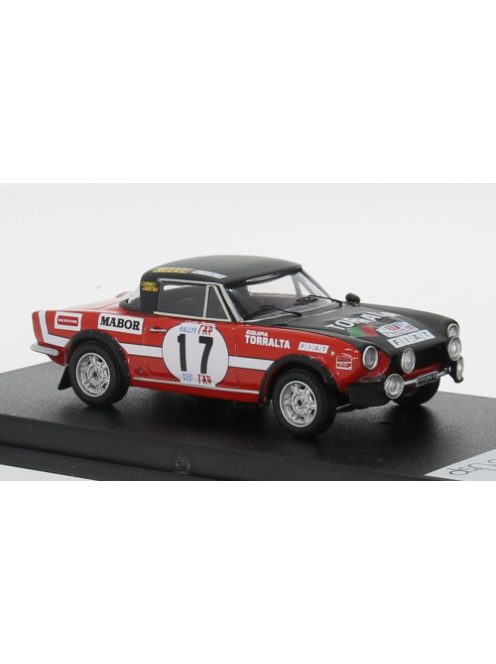 Trofeu - Fiat 124 Spider, rot/schwarz, Tap Rally 1973, 1973, #17, 1:43
