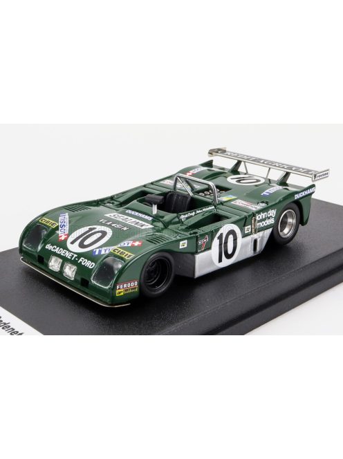 Trofeu - DE CADENET LM72 COSWORTH DFV 3.0L V8 TEAM DE CADENET N 10 24H LE MANS 1974 A.DE CADENET - J.NICHOLSON GREEN WHITE