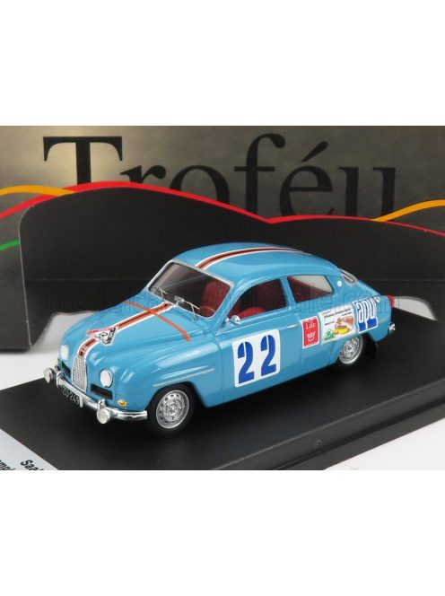 Trofeu - SAAB 96 N 22 4th RALLY 1000 LAKES 1962 S.LAMPINEN - J.AHAVA BLUE