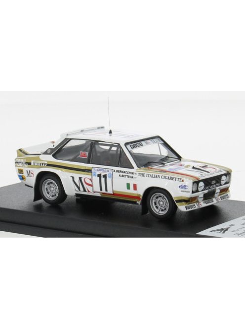 Trofeu - Fiat 131 Abarth, weiss/gold, Rally Acropolis, 1980, #11, 1:43