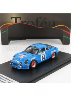   Trofeu - RENAULT ALPINE A110 14 TOUR AUTO DE LA REUNION 1975 J.P.BELTOISE - J.P.AUJOULET BLUE