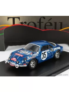   Trofeu - Renault Alpine A110 1600S (Night Version) N 35 Rally Montecarlo 1972 J.M.Jacquemin - D.Jacquemin-Lebeau Blue