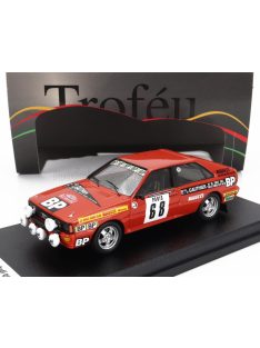   Trofeu - AUDI QUATTRO (night version) N 68 RALLY MONTECARLO 1982 GUY CHASSEUIL - CHRISTIAN BARON RED