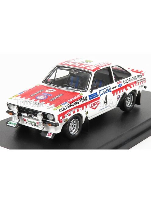 Trofeu - FORD ENGLAND ESCORT MKII RS 1800 (night version) N 4 3rd RALLY 1000 LAKES 1975 TIMO MAKINEN - HENRY LIDDON WHITE RED