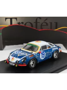   Trofeu - RENAULT A110 ALPINE N 19 RALLY ACROPOLIS 1972 SIROCO - M.ANDRIOPOULOS BLUE WHITE