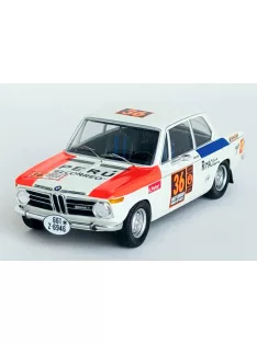   Trofeu - BMW 2002 Ti N 36 RALLY LONDRA-MESSICO 1970 PETER KUBE - LOTHAR RANFT WHITE BLUE RED