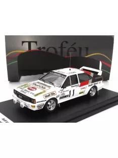   Trofeu - AUDI QUATTRO (night version) N 11 RALLY SWEDEN 1985 DAVID LIEWELLIN - PHIL SHORT WHITE