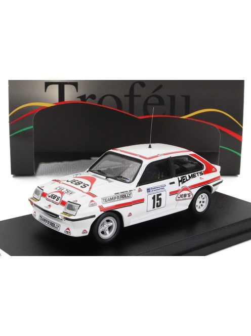 Trofeu - VAUXHALL CHEVETTE HSR N 15 CIRCUIT OF IRELAND 1983 B.FAGAN - K.JOHNSTON WHITE RED