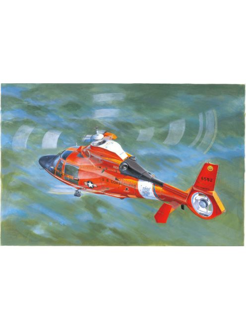 Trumpeter - Us Coast Guard Hh-65C Dolphin Helicopter