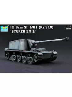 Trumpeter - Sturer Emil 12,8 Cm Sf. L/61 Pz.Sf.V