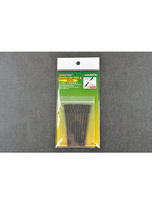 Trumpeter - Disposable Mini Flat Brush*10