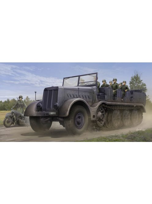 Trumpeter - Schwerer Zugkraftwagen 18 t Sd.Kfz.9 Artillery Version