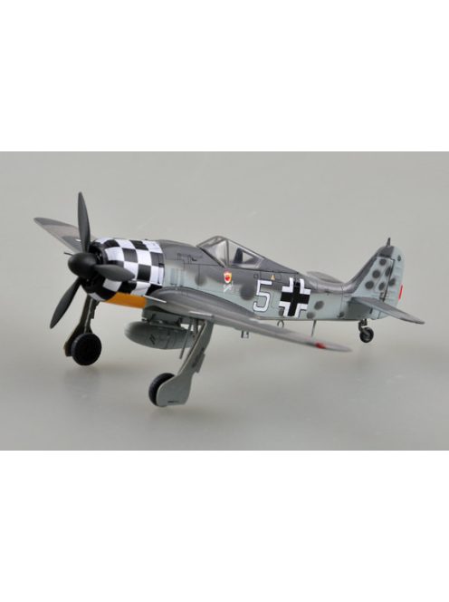 Trumpeter Easy Model - FW190A-6,white 5,Uffz Rudolf Hubl.I./ JG1,July 1943