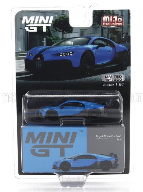 TrueScale - BUGATTI CHIRON PUR SPORT N 16 2018 BLUE BLACK