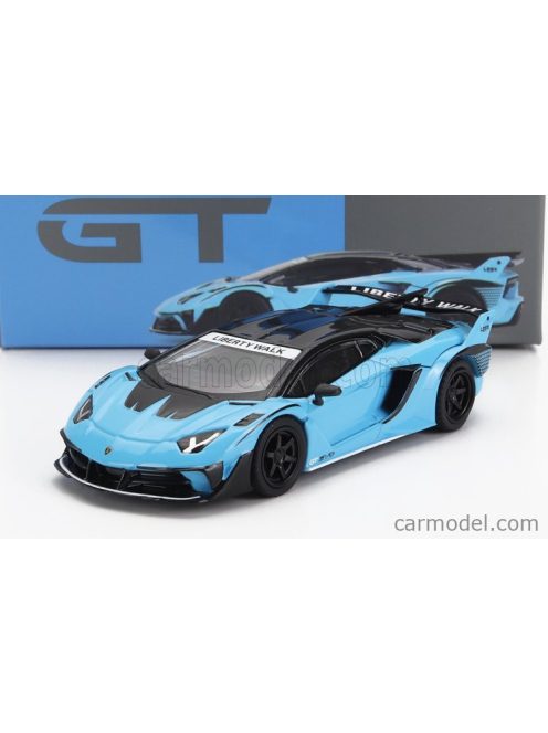 Truescale - Lamborghini Aventador Gt Evo Lb-Works Silhouette Lhd 2019 Baby Blue