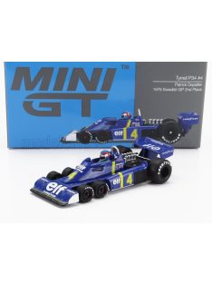   TrueScale - TYRRELL F1  P34 ELF 6 WHEELS N 4 2nd SWEDEN GP 1976 PATRICK DEPAILLER BLUE YELLOW