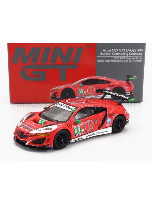TrueScale - ACURA NSX GT3 EVO22 TEAM RACERS EDGE N 93 GTD CLASS 24h DAYTONA 2023 R.BRISCOE - D.FORMAL - A.HARRISON - K.MARCELLI RED