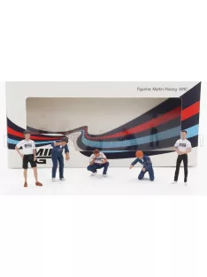   TrueScale - FIGURES SET 5X MECHANICS TEAM MARTINI RACING WHITE BLUE