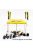 TrueScale - ACCESSORIES DIORAMA AREA SERVICE PADDOK LIBERTY WALK - CAR NOT INCLUDED YELLOW