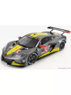   Truescale - Chevrolet C8.R 6.2L V8 Team Corvette Racing N 4 2Nd Gtlm Class 24H Daytona 2021 T.Milner - A.Sims - N.Tandy Yellow Grey