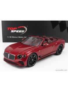   Truescale - Bentley Continental Gt Cabriolet Mulliner Number 1 Edition 2019 Red