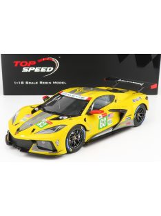   TrueScale - CHEVROLET C8.R 5.5L V8 TEAM CORVETTE RACING N 63 24h LE MANS 2021 N.CATSBURG - A.GARCIA - J.TAYLOR YELLOW