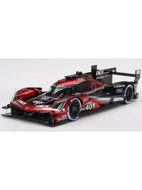TrueScale - ACURA ARX-06 GTP 2.4L TWIN TURBO V6 TEAM WAYNE TAYLOR RACING ANDRETTI N 40 3rd IMSA 24h DAYTONA 2024 JENSON BUTTON - LOUIS DELETRAZ - COLTON HERTA - JORDAN TAYLOR RED MET BLACK