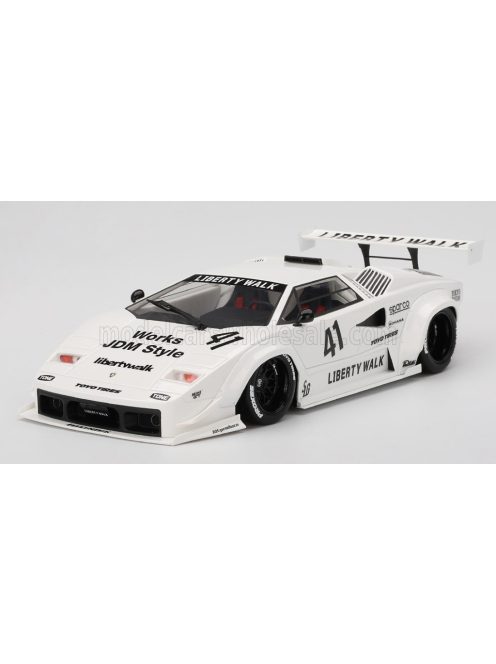 TrueScale - LAMBORGHINI COUNTACH N 41 JDM STYLE LB WORKS AUTO SALON TOKYO 2024 WHITE
