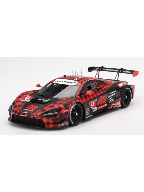TrueScale - McLAREN 720S GT3 EVO 4.0L TURBO V8 TEAM PFAFF MOTORSPORT N 9 IMSA CHEVROLET GRAND PRIX 2024 OLIVER JARVIS - MARVIN KIRCHHOFER RED BLACK