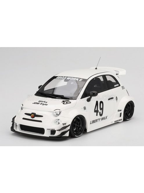 TrueScale - FIAT 500 ABARTH 595 LB WORKS N 49 ABAS 2024 WHITE