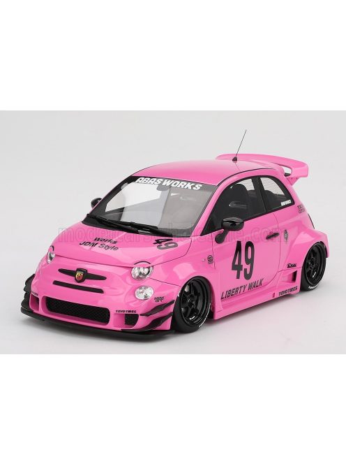 TrueScale - FIAT 500 ABARTH 595 LB WORKS N 49 ABAS 2024 PINK