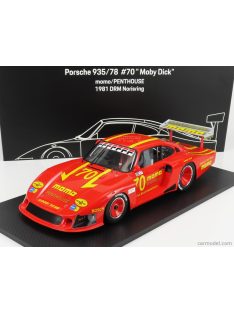   Truescale - Porsche 935/78 Momo Moby Dick N 70 Drm Norisring 1981 G.Moretti Red Yellow