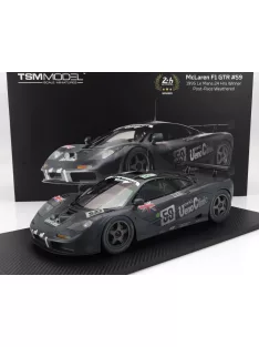   TrueScale - McLAREN F-1 GTR BMW V12 TEAM KOKUSAI KAIHATSU RACING N 59 ( AFTER RACE WEATHERED) WINNER 24h LE MANS 1995 Y.DALMAS - M.SEKIYA - J.J.LEHTO DARK GREY MET