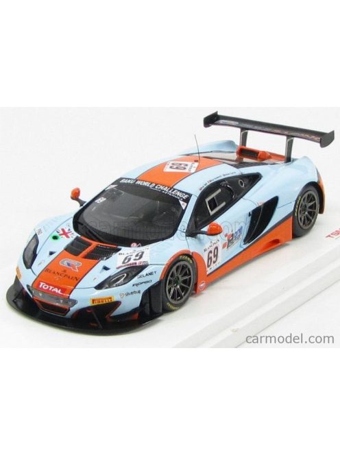 Truescale - Mclaren Mp4-12C Gt3 Team Gulf Racing N 69 24H Spa 2013 Carrol - Verdonck - Bell Light Blue Orange
