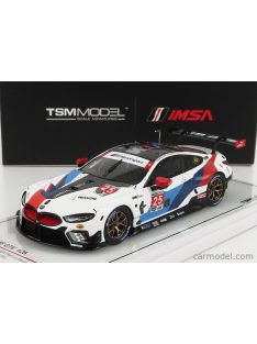   Truescale - Bmw 8-Series M8 Gte 4.0L Twin-Turbo V8 Team Bmw Rll N 25 3Rd Imsa Petit Le Mans 2019 White Red Blue