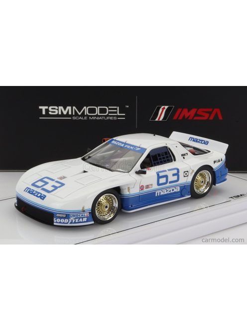 Truescale - Mazda Rx-7 Gto Team Mazda Motorsport N 63 3Rd 2H Topeka 1990 White Light Blue