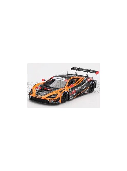 TrueScale - McLAREN 720S GT3 EVO 4.0L TURBO V8 TEAM PFAFF MOTORSPORT N 9 IMSA 24h DAYTONA 2024 JAMES HINCHCLIFFE - OLIVER JARVIS - MARVIN KIRCHHOFER - ALEXANDER ROSSI ORANGE BLACK