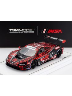   TrueScale - McLAREN 720S GT3 EVO 4.0L TURBO V8 TEAM PFAFF MOTORSPORT N 9 IMSA CHEVROLET GRAND PRIX 2024 OLIVER JARVIS - MARVIN KIRCHHOFER RED BLACK
