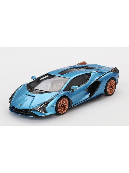 TrueScale - LAMBORGHINI SIAN FKP 37 HYBRID N 63 2020 BLUE AEGIR