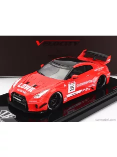   Truescale - Nissan Gt-Rr (R35) N 35 Lbwk Liberty Walk 2016 Red Black