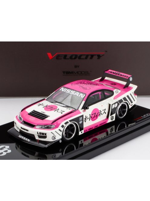 TrueScale - NISSAN SILVIA (S15) LB SUPER SILHOUETTE N 99 AUTO FINESSSE SEMA 2023 WHITE BLACK PINK