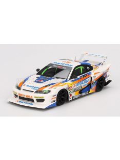   TrueScale - NISSAN SILVIA (S15) LB SUPER SILHOUETTE N 555 FORMULA DRIFT JAPAN 2023 WHITE BLUE YELLOW