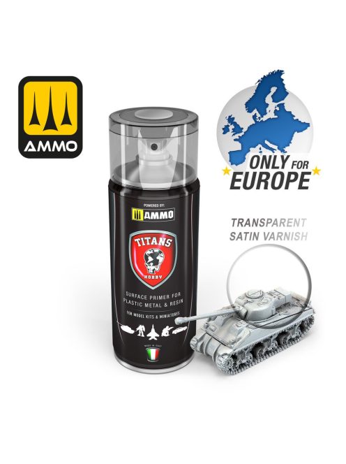 AMMO by MIG Jimenez - TITANS HOBBY Transparent Satin Varnish
