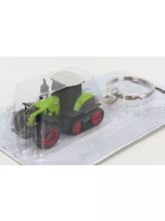   Universal Hobbies - CLAAS PORTACHIAVI - KEYRING AXION 960 TRACTOR CINGOLATO 2016 GREEN BLACK