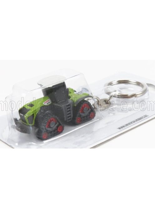 Universal Hobbies - CLAAS PORTACHIAVI - XERION 5000 TRACTOR DOPPIO CINGOLATO 2020 GREEN