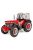 Universal Hobbies - MASSEY FERGUSON MF1080 4WD WITH PEKO CABINE TRACTOR 1969 RED WHITE