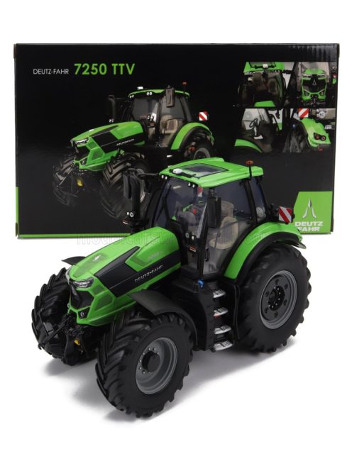 Universal Hobbies - DEUTZ-FAHR 7250 TTV TRACTOR 2018 GREEN BLACK